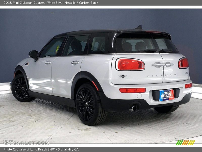 White Silver Metallic / Carbon Black 2018 Mini Clubman Cooper