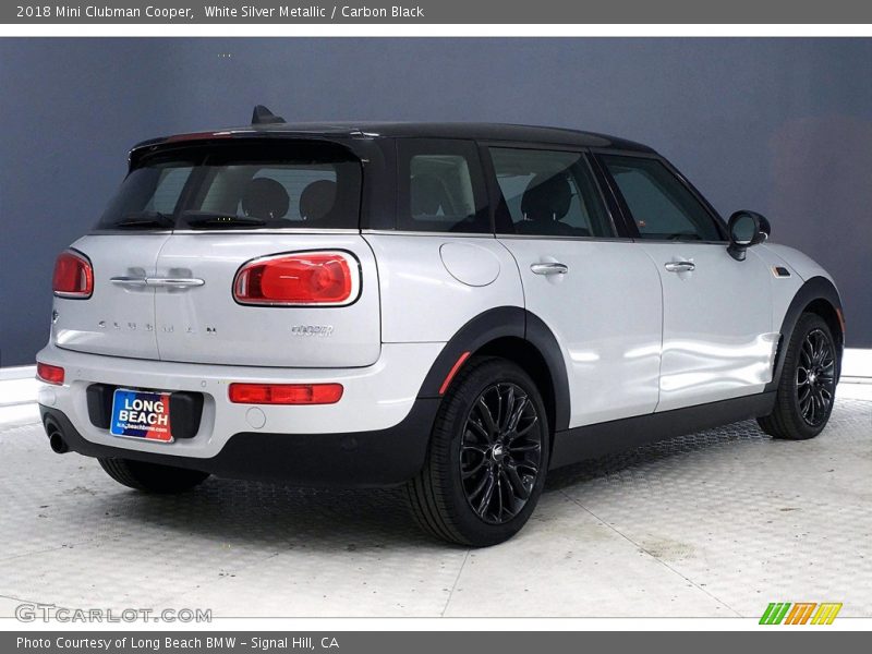 White Silver Metallic / Carbon Black 2018 Mini Clubman Cooper