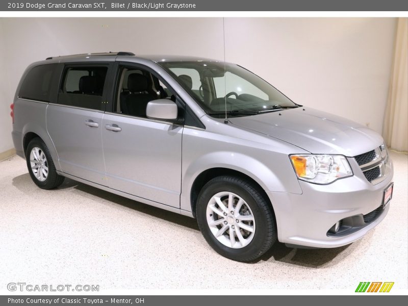 Billet / Black/Light Graystone 2019 Dodge Grand Caravan SXT
