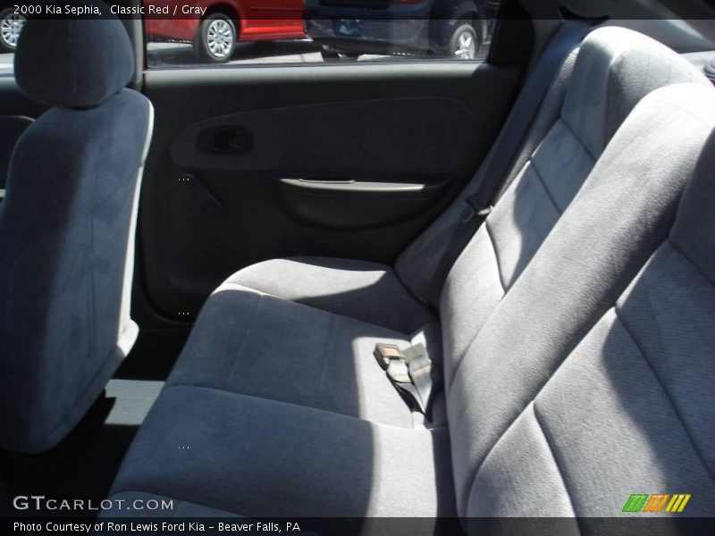Classic Red / Gray 2000 Kia Sephia