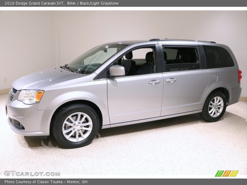Billet / Black/Light Graystone 2019 Dodge Grand Caravan SXT
