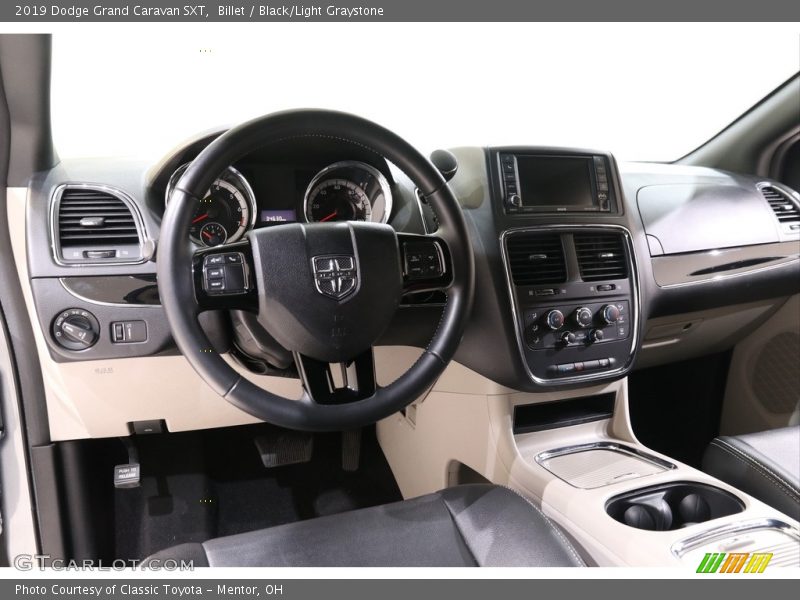 Billet / Black/Light Graystone 2019 Dodge Grand Caravan SXT