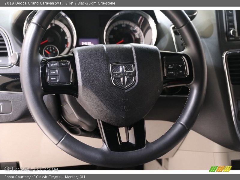 Billet / Black/Light Graystone 2019 Dodge Grand Caravan SXT
