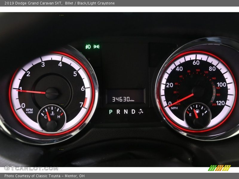 Billet / Black/Light Graystone 2019 Dodge Grand Caravan SXT
