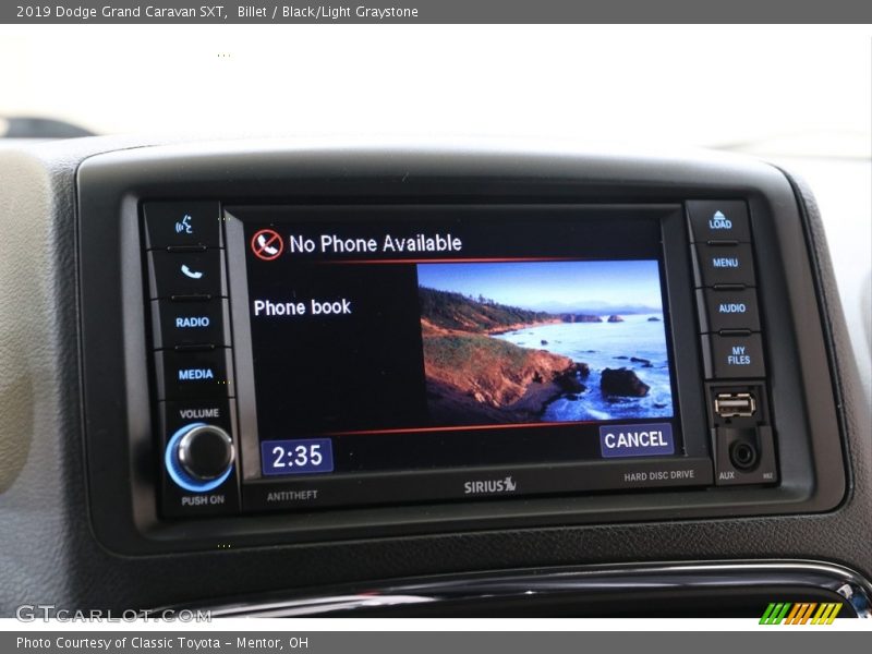 Billet / Black/Light Graystone 2019 Dodge Grand Caravan SXT