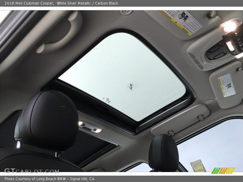 White Silver Metallic / Carbon Black 2018 Mini Clubman Cooper