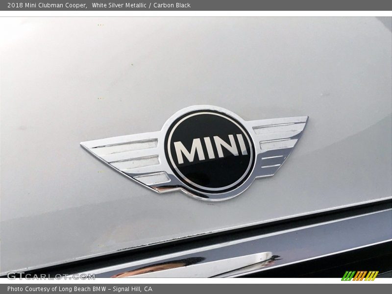 White Silver Metallic / Carbon Black 2018 Mini Clubman Cooper
