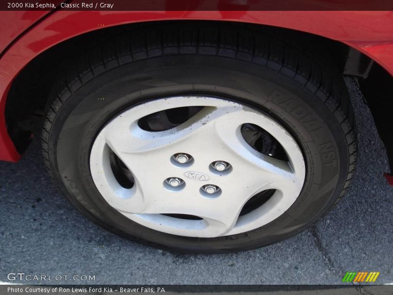 Classic Red / Gray 2000 Kia Sephia