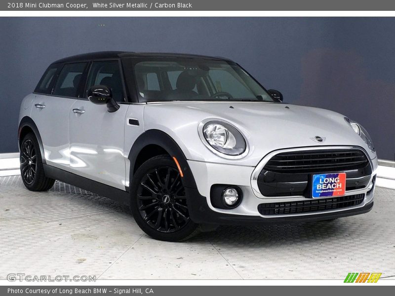 White Silver Metallic / Carbon Black 2018 Mini Clubman Cooper