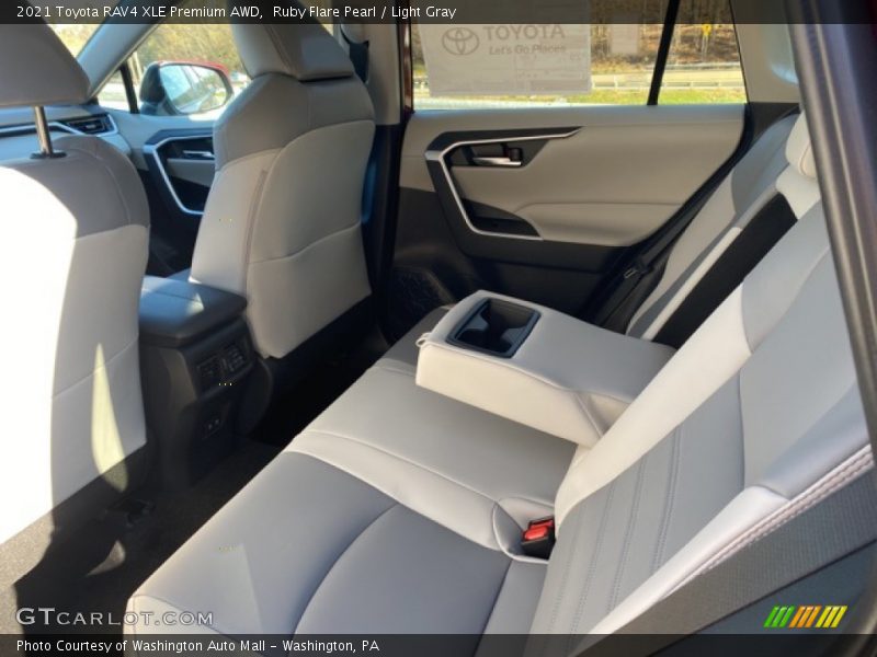 Ruby Flare Pearl / Light Gray 2021 Toyota RAV4 XLE Premium AWD
