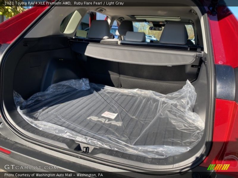 Ruby Flare Pearl / Light Gray 2021 Toyota RAV4 XLE Premium AWD