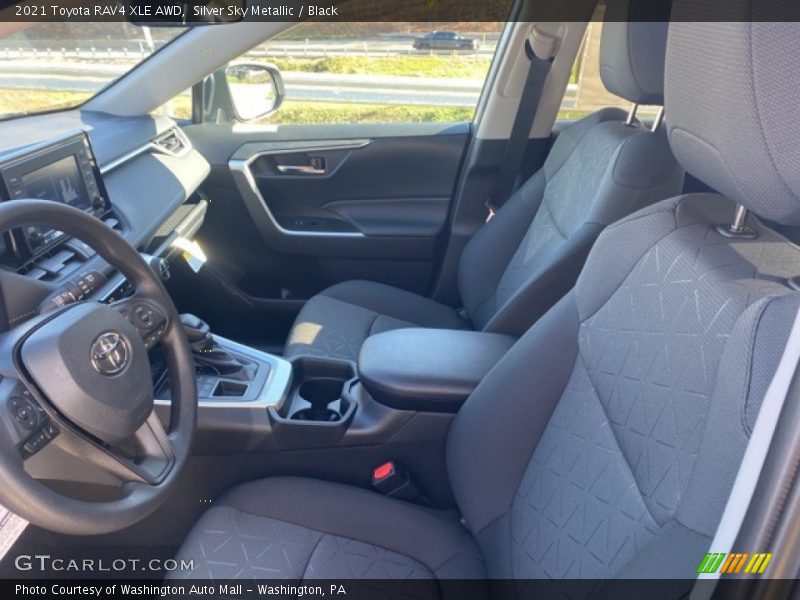 Silver Sky Metallic / Black 2021 Toyota RAV4 XLE AWD