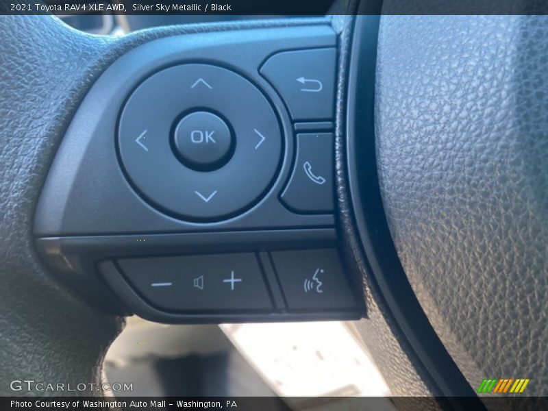 Silver Sky Metallic / Black 2021 Toyota RAV4 XLE AWD