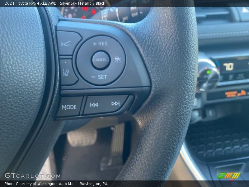 Silver Sky Metallic / Black 2021 Toyota RAV4 XLE AWD