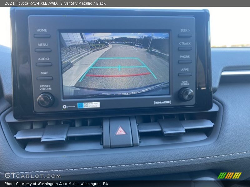 Silver Sky Metallic / Black 2021 Toyota RAV4 XLE AWD