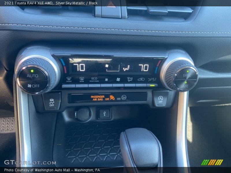 Silver Sky Metallic / Black 2021 Toyota RAV4 XLE AWD