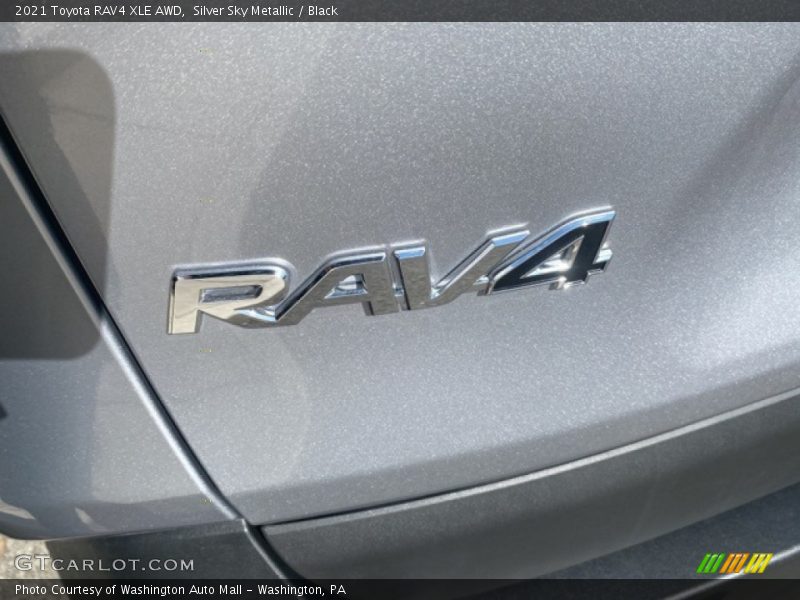 Silver Sky Metallic / Black 2021 Toyota RAV4 XLE AWD