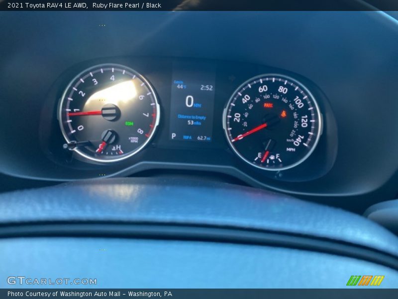 Ruby Flare Pearl / Black 2021 Toyota RAV4 LE AWD