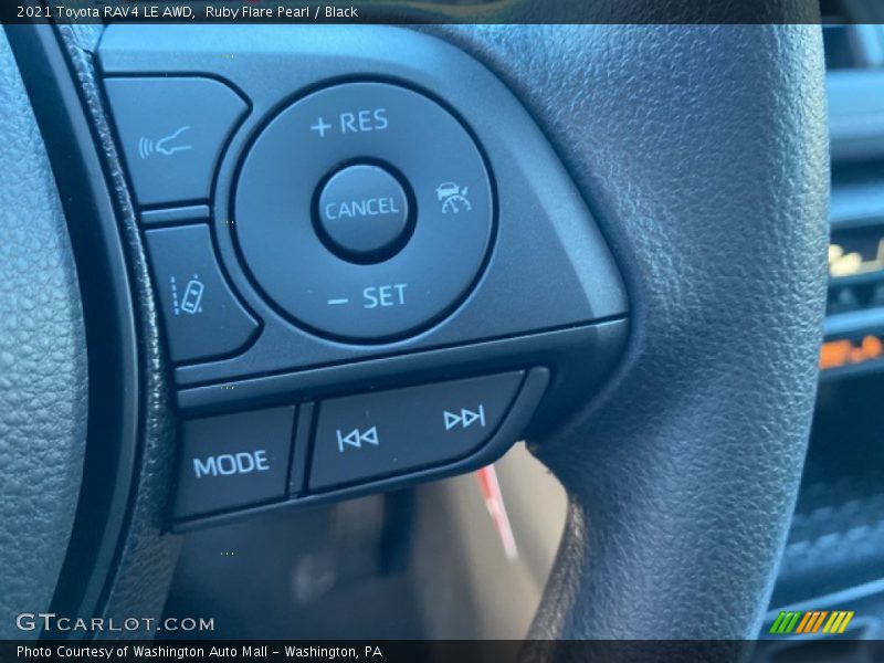 Ruby Flare Pearl / Black 2021 Toyota RAV4 LE AWD