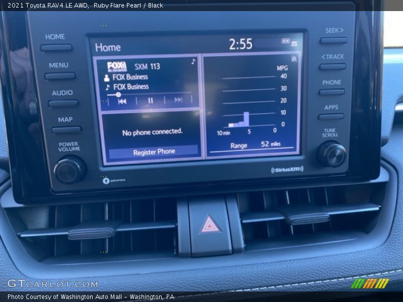 Ruby Flare Pearl / Black 2021 Toyota RAV4 LE AWD