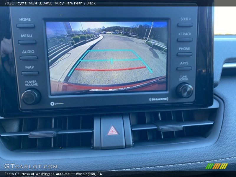 Ruby Flare Pearl / Black 2021 Toyota RAV4 LE AWD