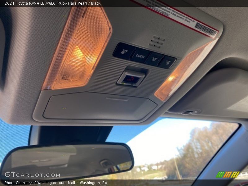 Ruby Flare Pearl / Black 2021 Toyota RAV4 LE AWD