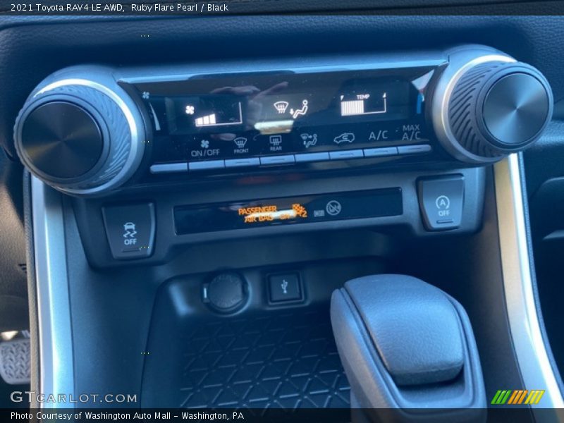Ruby Flare Pearl / Black 2021 Toyota RAV4 LE AWD