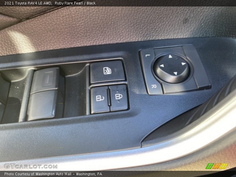Ruby Flare Pearl / Black 2021 Toyota RAV4 LE AWD