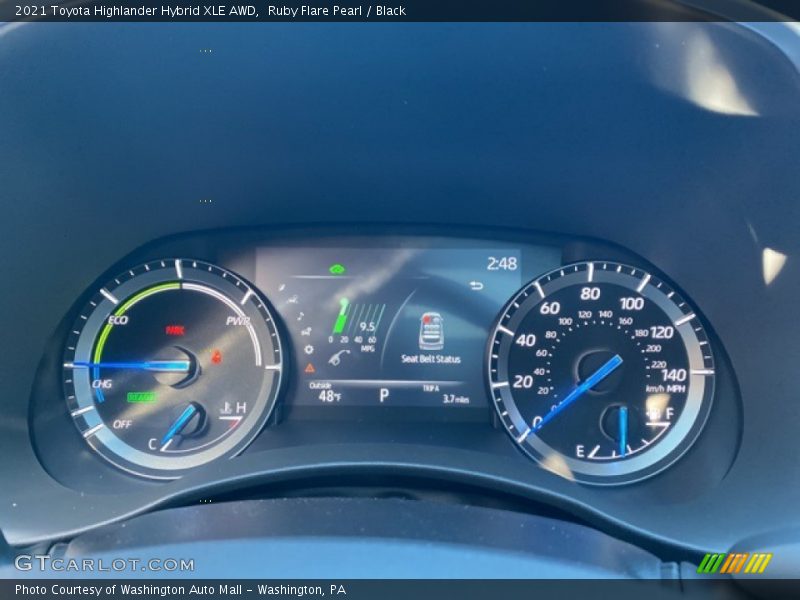  2021 Highlander Hybrid XLE AWD Hybrid XLE AWD Gauges
