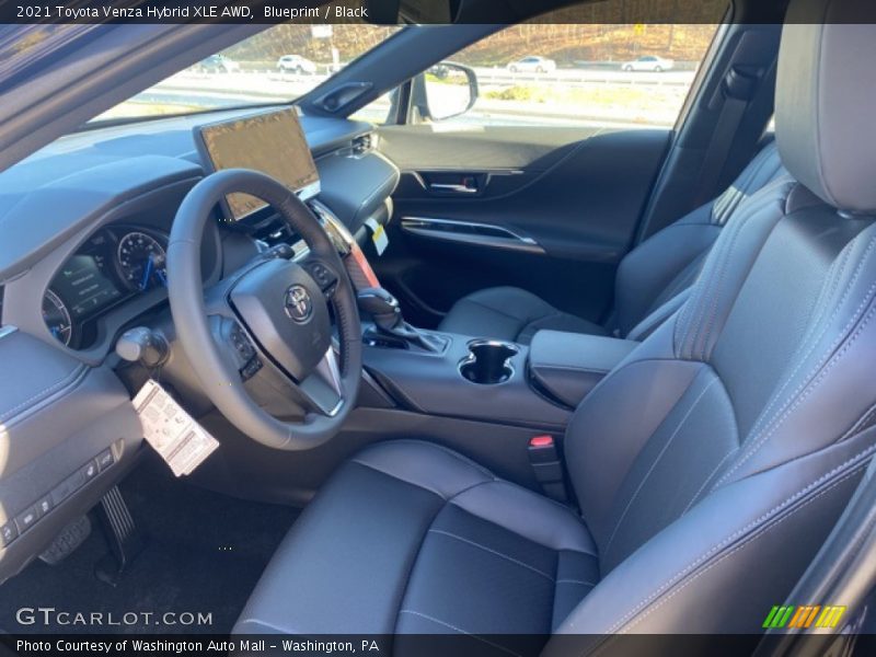  2021 Venza Hybrid XLE AWD Black Interior