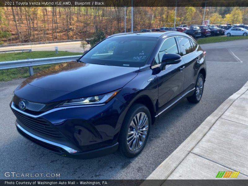 Blueprint / Black 2021 Toyota Venza Hybrid XLE AWD