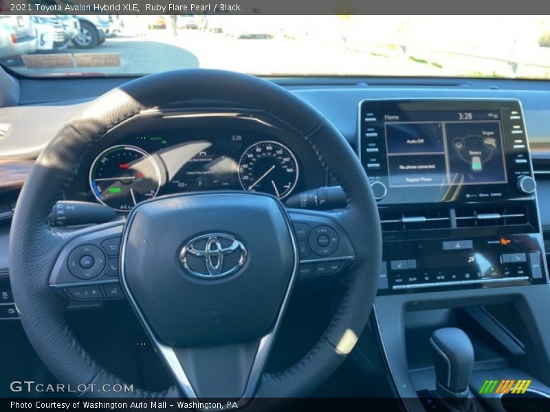 Ruby Flare Pearl / Black 2021 Toyota Avalon Hybrid XLE