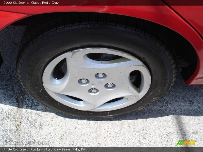 Classic Red / Gray 2000 Kia Sephia