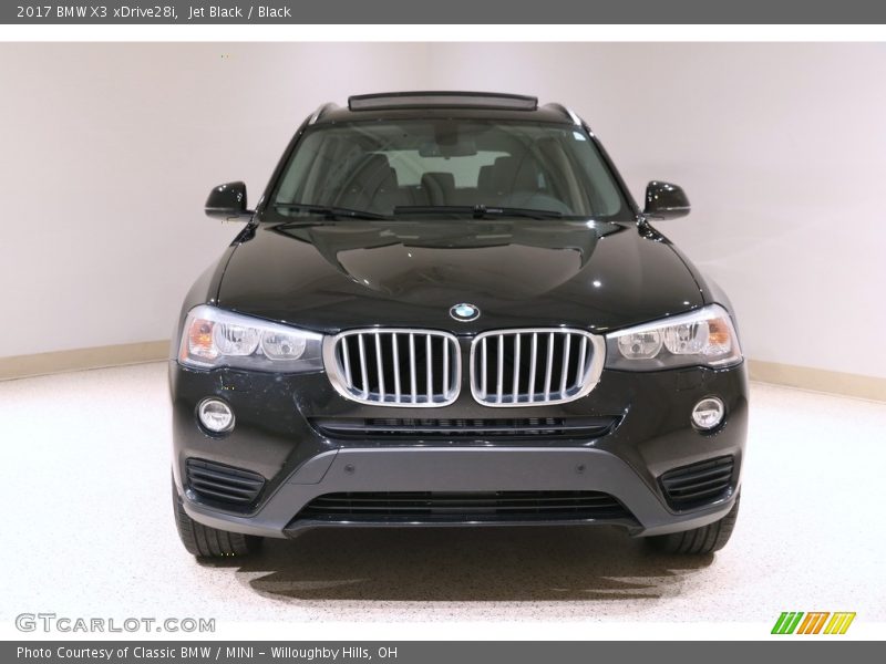 Jet Black / Black 2017 BMW X3 xDrive28i