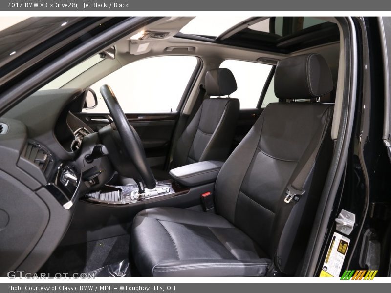 Jet Black / Black 2017 BMW X3 xDrive28i