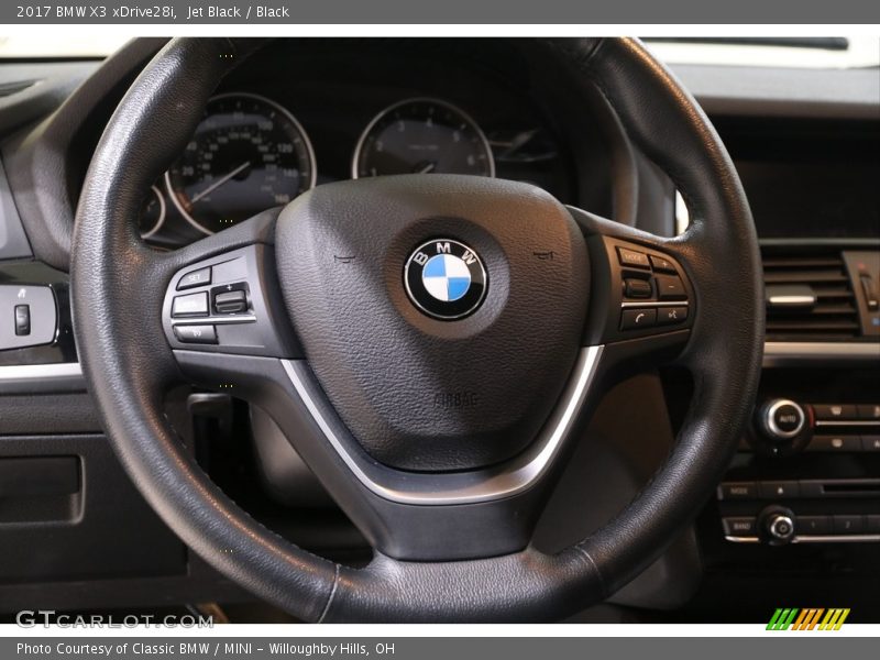 Jet Black / Black 2017 BMW X3 xDrive28i