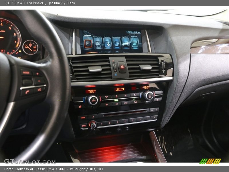 Jet Black / Black 2017 BMW X3 xDrive28i