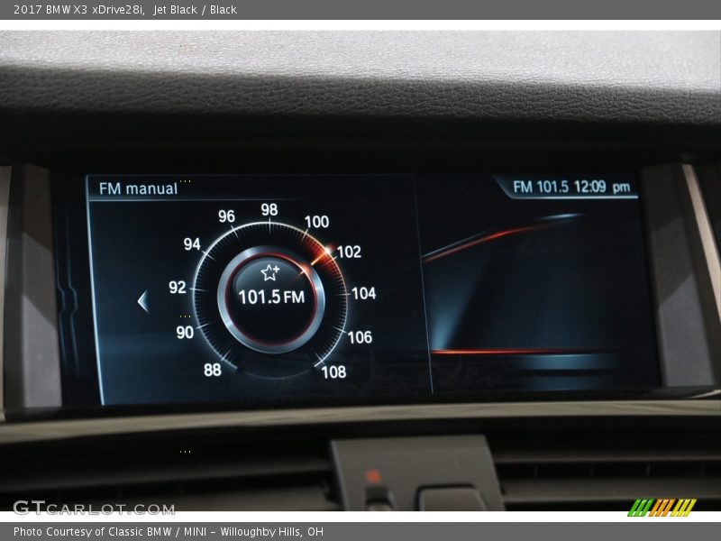 Jet Black / Black 2017 BMW X3 xDrive28i