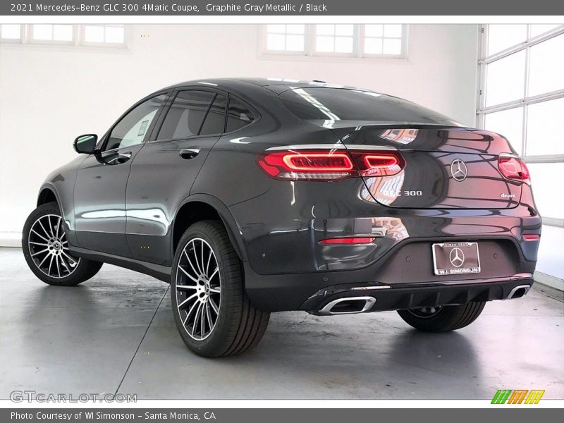 Graphite Gray Metallic / Black 2021 Mercedes-Benz GLC 300 4Matic Coupe