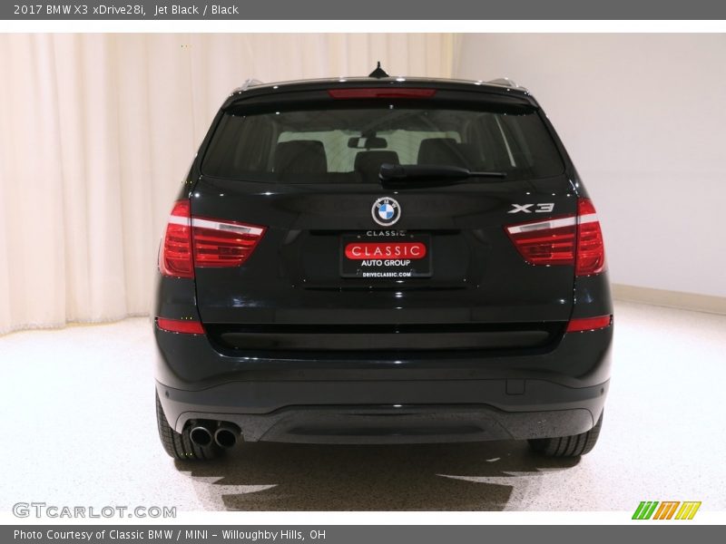 Jet Black / Black 2017 BMW X3 xDrive28i
