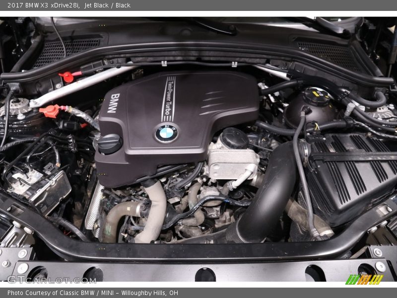 Jet Black / Black 2017 BMW X3 xDrive28i