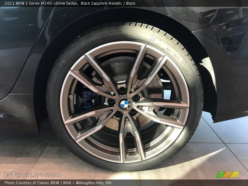 Black Sapphire Metallic / Black 2021 BMW 3 Series M340i xDrive Sedan