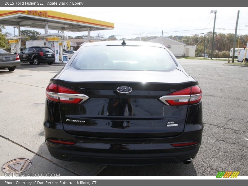 Agate Black / Ebony 2019 Ford Fusion SEL