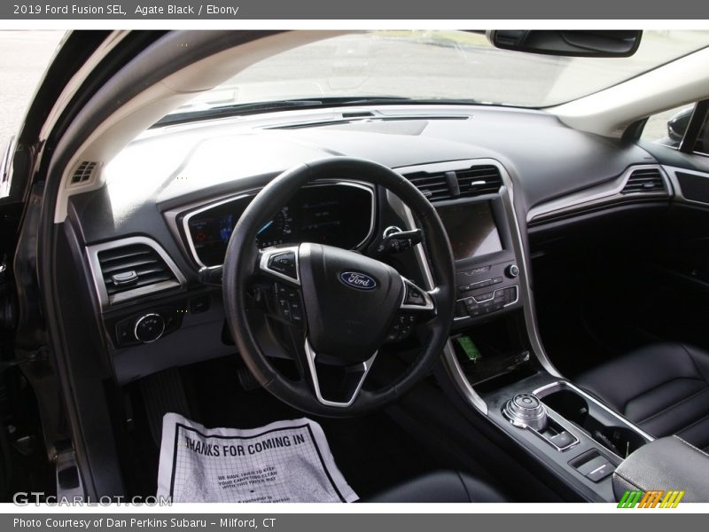 Agate Black / Ebony 2019 Ford Fusion SEL