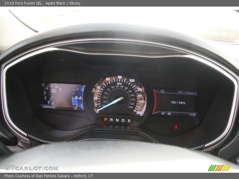 Agate Black / Ebony 2019 Ford Fusion SEL