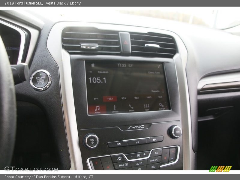 Agate Black / Ebony 2019 Ford Fusion SEL