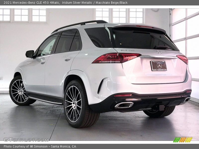 Iridium Silver Metallic / Macchiato Beige/Black 2021 Mercedes-Benz GLE 450 4Matic