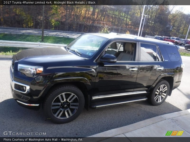 Midnight Black Metallic / Black 2017 Toyota 4Runner Limited 4x4