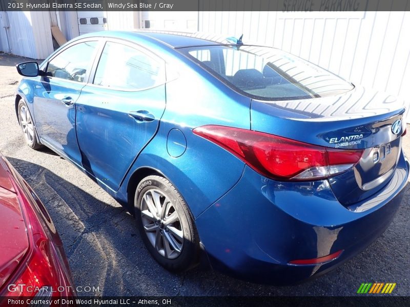 Windy Sea Blue / Gray 2015 Hyundai Elantra SE Sedan