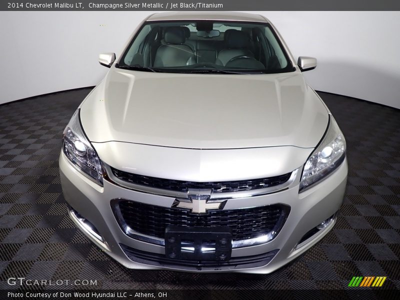 Champagne Silver Metallic / Jet Black/Titanium 2014 Chevrolet Malibu LT